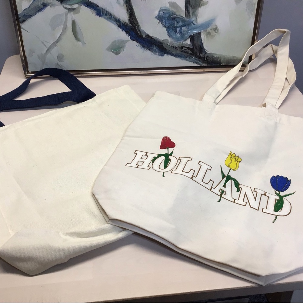 Amsterdam and London Books Tote Bag Set NWOT - Picture 2 of 13